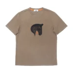 Hermes Embroidered Horse Motif T-Shirt - Image 3