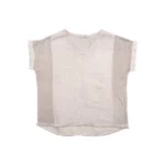 Linen V-Neck Blouse - Image 2