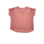 Linen V-Neck Blouse - Image 3