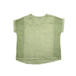 Linen V-Neck Blouse