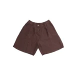 Linen Pleated Casual Shorts - Image 3