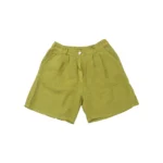 Linen Pleated Casual Shorts