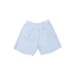 Linen Pleated Casual Shorts - Image 5