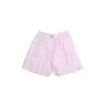 Linen Pleated Casual Shorts - Image 7