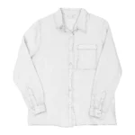 Linen Pocket Detail Button-Down Shirt - Image 2