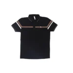 Burberry Striped Panel Polo Shirt