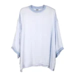 Gioya Oversized Silk-Feel Lightweight Blouse