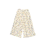 Gioya Polka Dot Drawstring Wide-Leg Pants