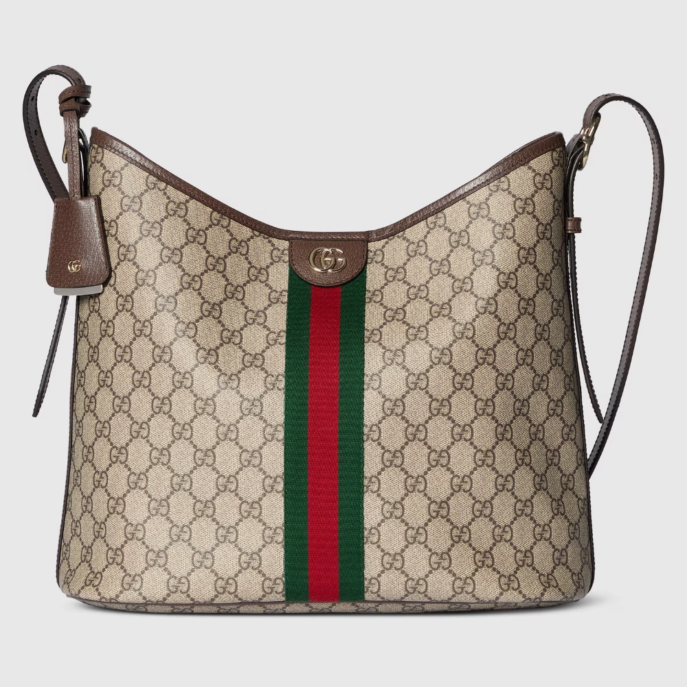 Ophidia-Lrg-Shldr-GG-canvas-1 Ophidia GG Large Hobo Shoulder Bag - Image 1