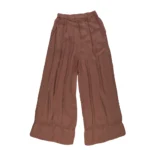 Gioya Satin Wide-Leg Cropped Trousers