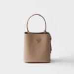 Panier Large Saffiano Leather Bucket Bag - Image 2