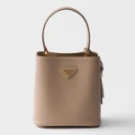Panier Large Saffiano Leather Bucket Bag