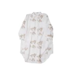 Christy Leaf Embroidered Button-Down Shirt Dress - Image 2