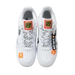 Nike Air Force 1 Low 'Just Do It' White Orange - Image 3