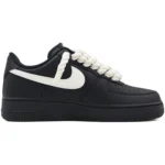 Nike Air Force 1 Low Black White Rope Laces Edition