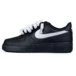 Nike Air Force 1 Low Black White Rope Laces Edition