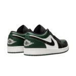 Air Jordan 1 Low Pine Green Black White - Image 3