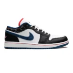 Air Jordan 1 Low Craft / Stitch Black Blue White
