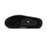 Air Jordan 4 Retro 'Black Cat' - Triple Black Nubuck - Image 4