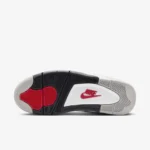 Air Jordan 4 Retro 'White Cement' / 'Tech White' - White / Speckled Grey - Image 5