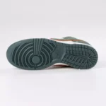 Nike SB Dunk Low Pro Dark Green Orange Suede - Image 5