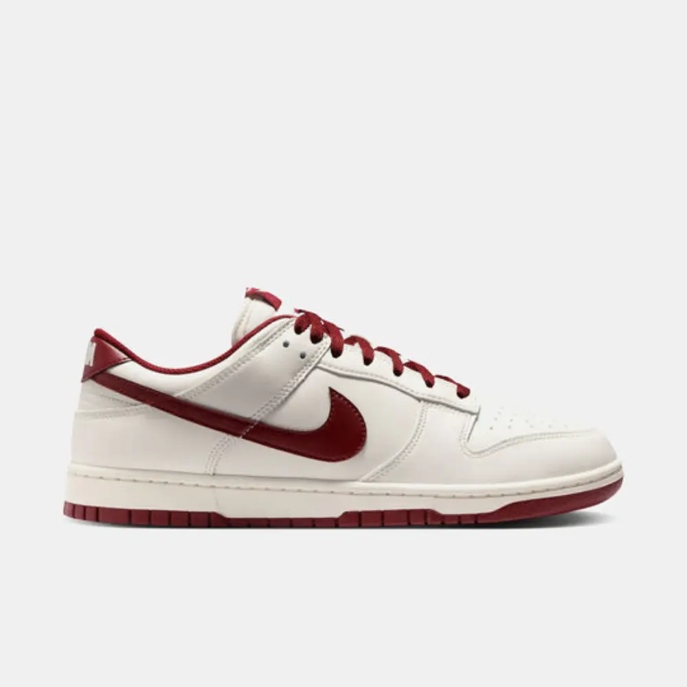SMNI001500156-SHOES-NIKE-White-1 Nike Dunk Low Supreme Balenciaga Custom White Maroon - Image 1