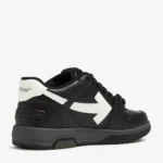 Off-White Out Of Office 'OOO' Low-Top Sneakers - Triple Black / White Arrow - Image 4