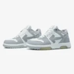 Off-White Out Of Office 'OOO' Low-Top Sneakers - Grey / White - Image 2