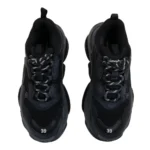 Balenciaga Triple S Clear Sole Low-Top Sneakers - Noir / Black - Image 2