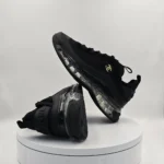 Chanel CC Logo Technical Knit Sneaker Black - Image 5