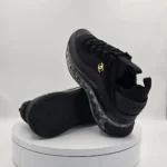 Chanel CC Logo Technical Knit Sneaker Black - Image 6