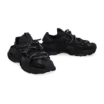 Dolce & Gabbana Superking / Laced Technical Sneakers - Triple Black - Image 5