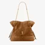 Jamie Suede Drawstring Shoulder Bag with Pouch
