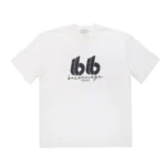 Balenciaga Double-B Logo Graphic T-Shirt