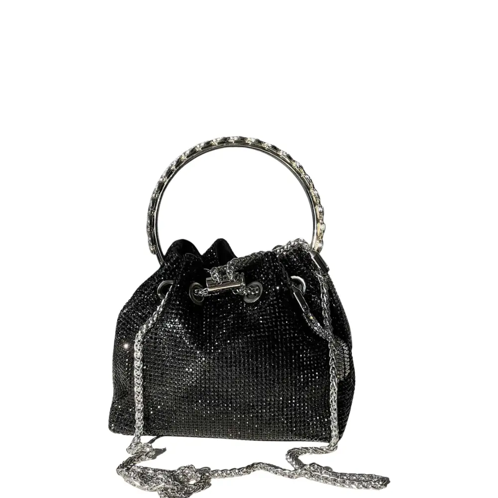 2209-BAG-JIMMY-CHOO-Black-1 Jimmy Choo Bon Bon Bag - Image 1