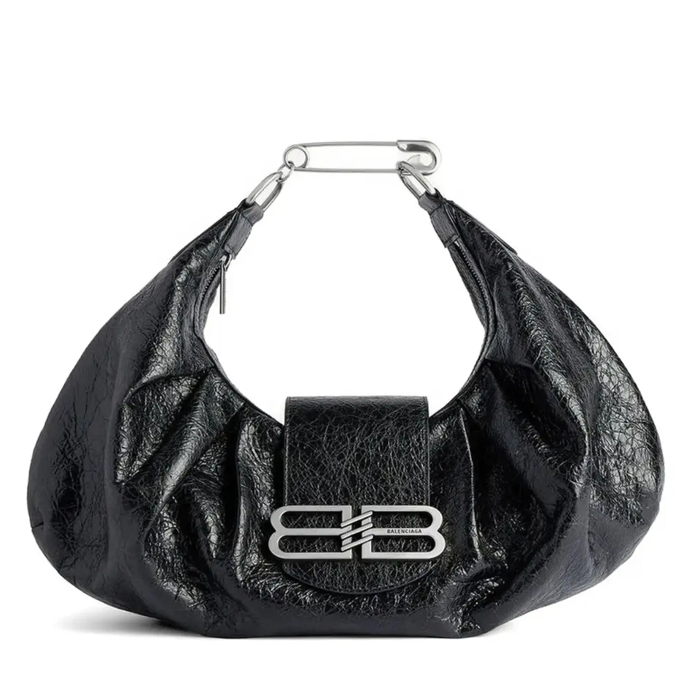 Balenciaga-Monaco-BB-Hobo-Lrg-Black-1 Pamela shoulder bag - Image 1