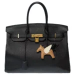 Birkin 35 Grained Leather Handbag